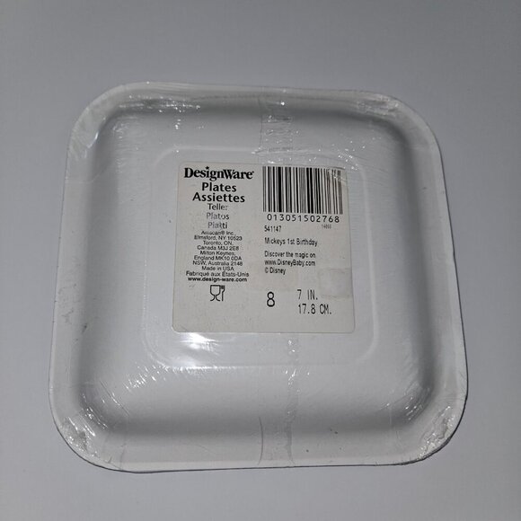 Plates Napkins Lot Disney Baby Mickey Mouse 1st Birthday Party Decor SEALED READ - Picture 9 of 11